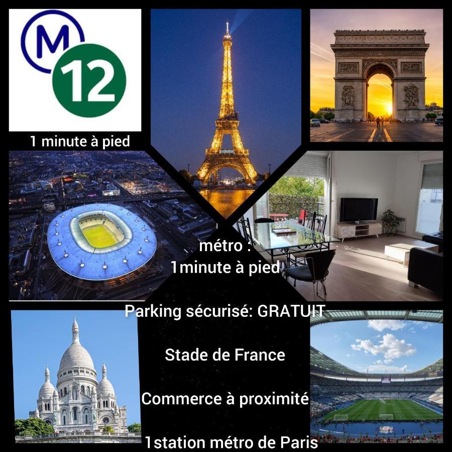 Big Logement , Jo2024, Stade De France, Paris, Metro , Parking Gratuit Saint-Denis (Seine-Saint-Denis) Exterior foto